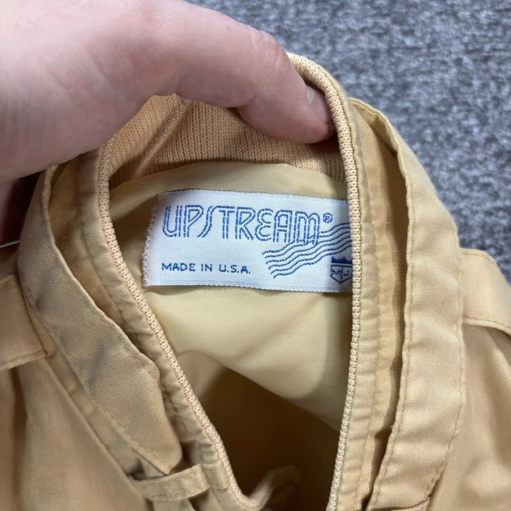 Vintage A&W Root Beer Employee Jacket Mens Large Beige Bomber Soda Fast Food